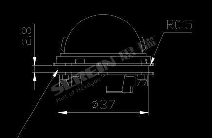 LED燈外殼模具的三坐標(biāo)測量過程(圖1)